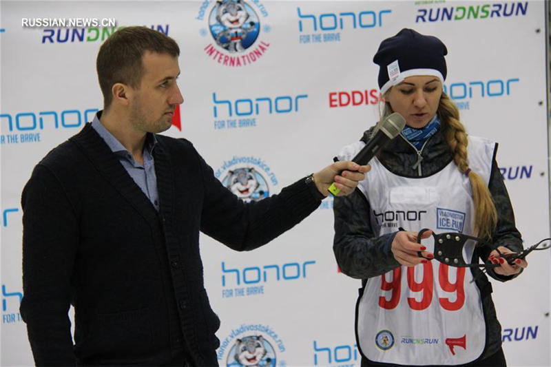 Пресс-конференция ледового марафона HONOR Vladivostok Ice Run во Владивостоке