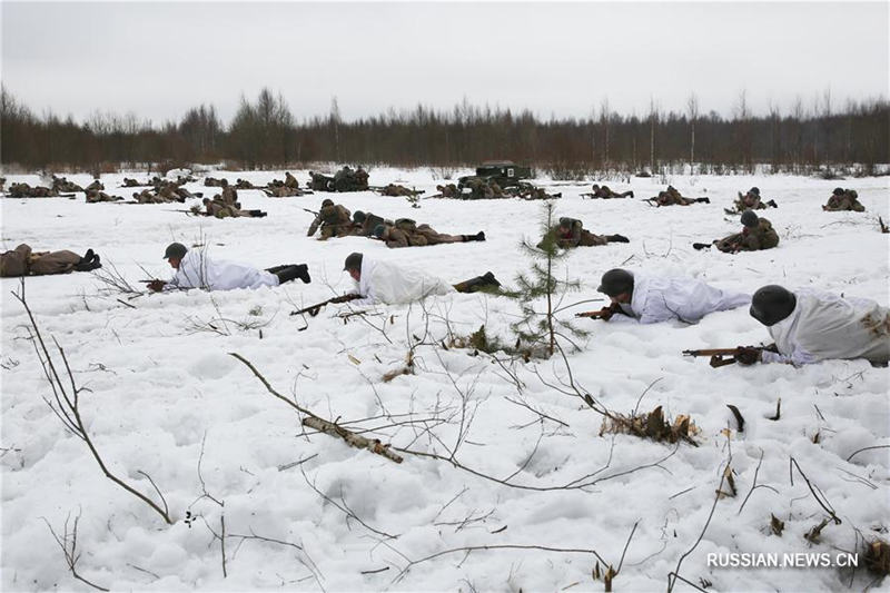 Военно-исторический фестиваль "Зимняя Война. Как это было" прошел под Санкт-Петербургом